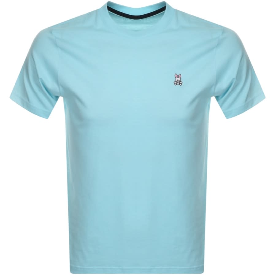 Mens Psycho Bunny Short  Sleeve Logo Branded T-Shirt In Honeydew