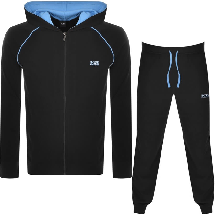 Navy and red hugo boss tracksuit Clearance