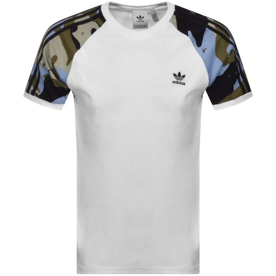 Product Image for adidas Originals Camo Cali T Shirt White