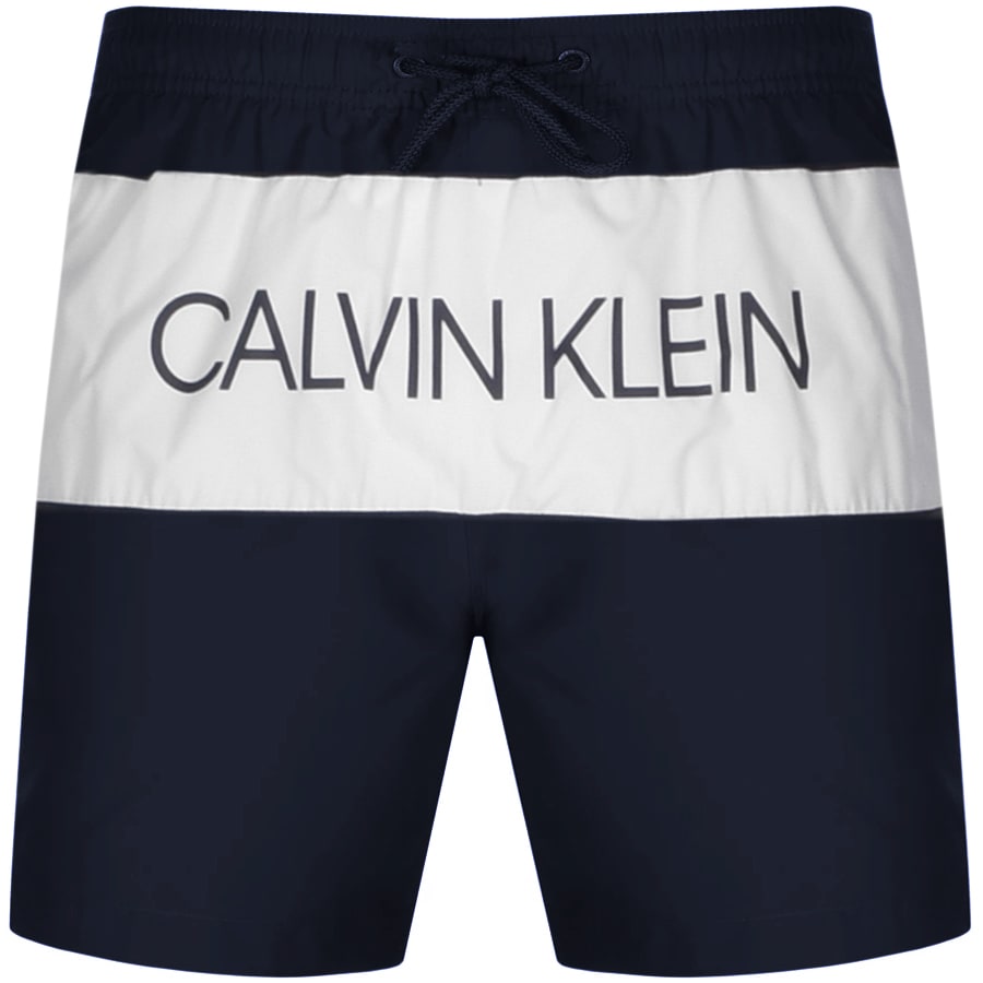 Product Image for Calvin Klein Logo Swim Shorts Navy