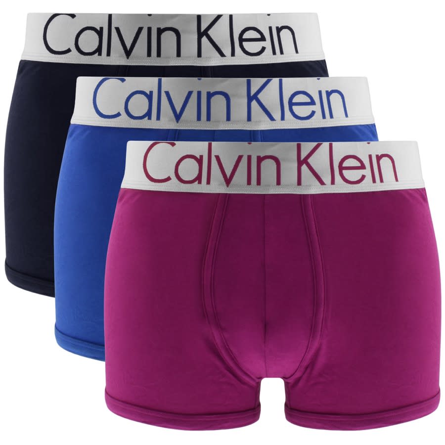 Product Image for Calvin Klein Underwear 3 Pack Steel Trunks Black