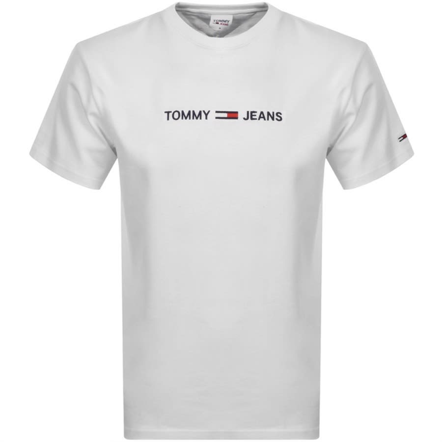 Product Image for Tommy Jeans Logo T Shirt White