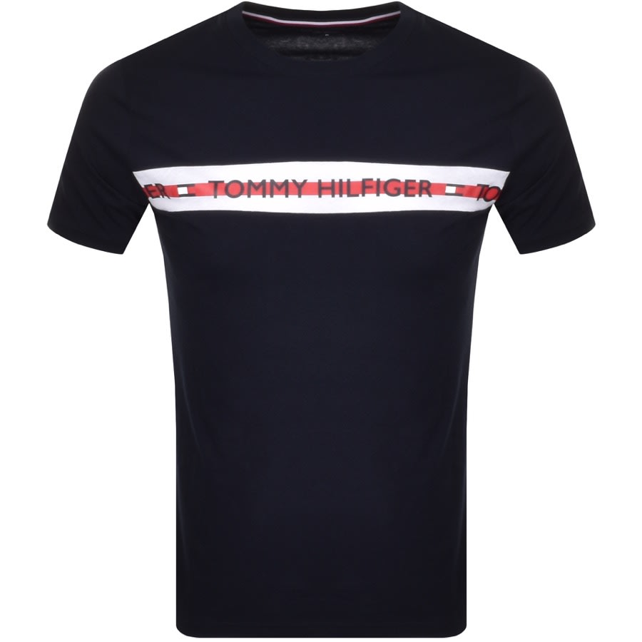 Product Image for Tommy Hilfiger Logo T Shirt Navy
