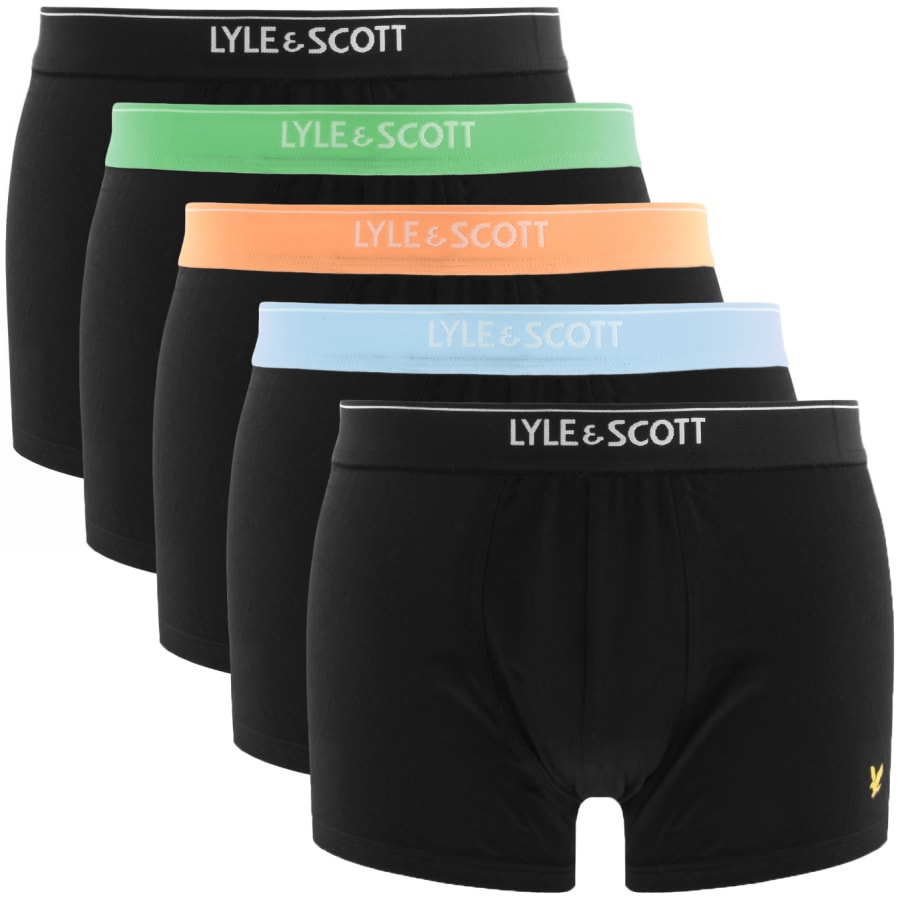 Product Image for Lyle And Scott Five Pack Trunks Black