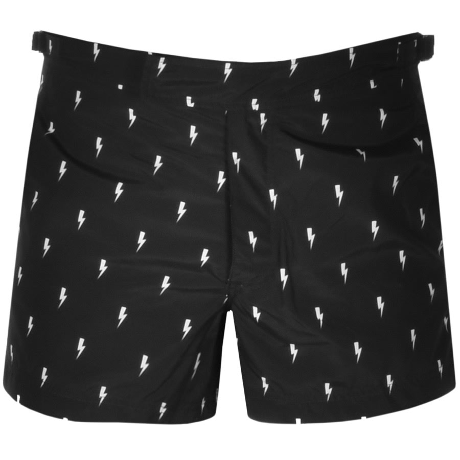 Product Image for Neil Barrett Thunderbolt Swim Shorts Black