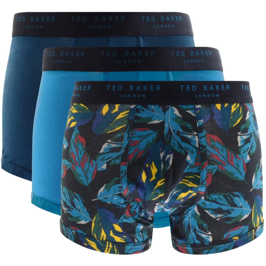 Product Image for Ted Baker Underwear Triple PackTrunks Blue