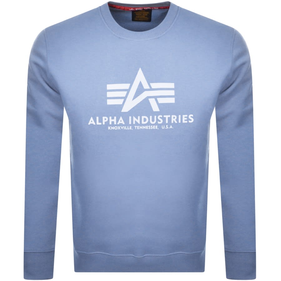 Product Image for Alpha Industries Basic Sweatshirt Blue