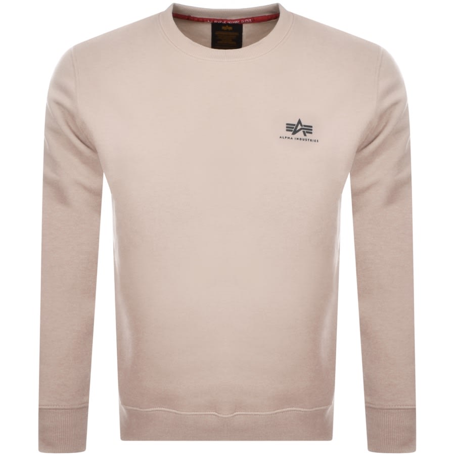 Product Image for Alpha Industries Basic Small Logo Sweatshirt White