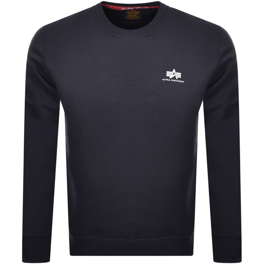 Product Image for Alpha Industries Basic Small Logo Sweatshirt Grey