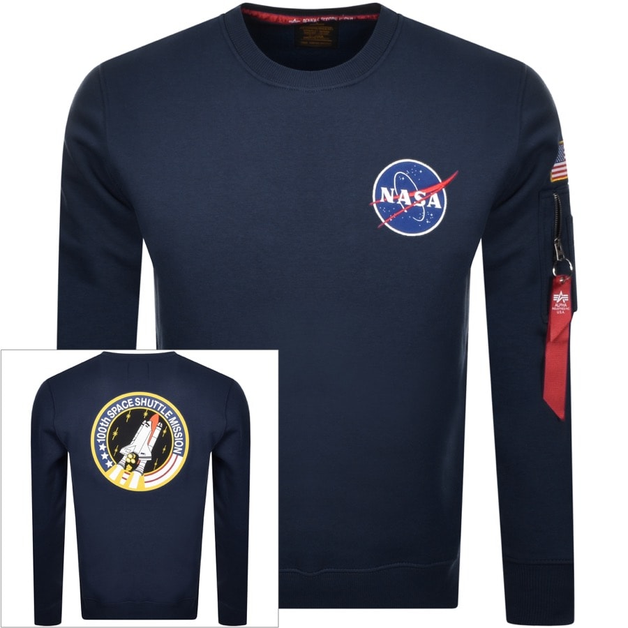 Product Image for Alpha Industries Space Shuttle Sweatshirt Navy