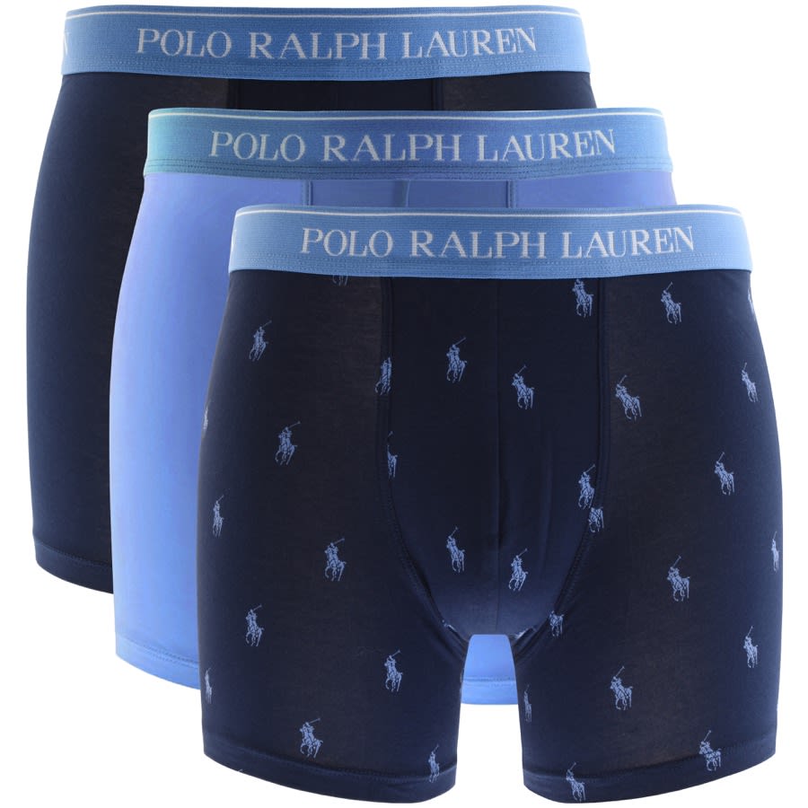 Product Image for Ralph Lauren Underwear 3 Pack Boxer Shorts Navy