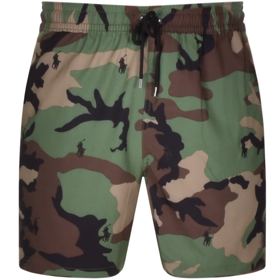 Product Image for Ralph Lauren Traveller Camo Swim Shorts Green