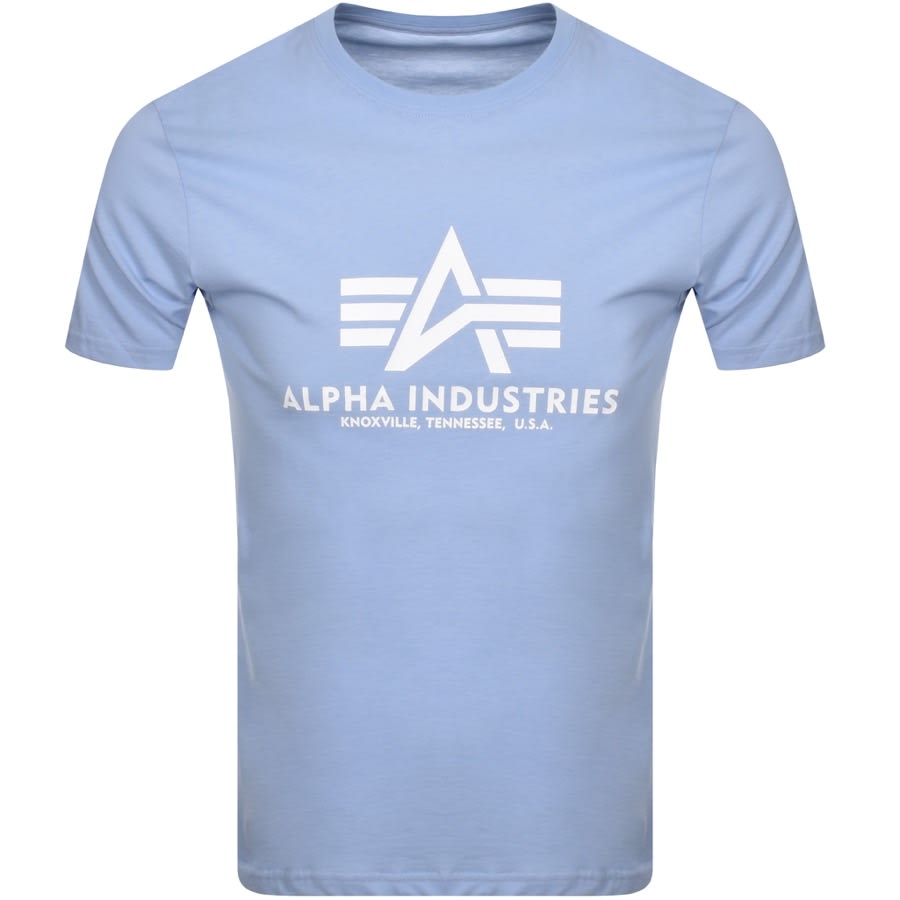Product Image for Alpha Industries Logo T Shirt Blue