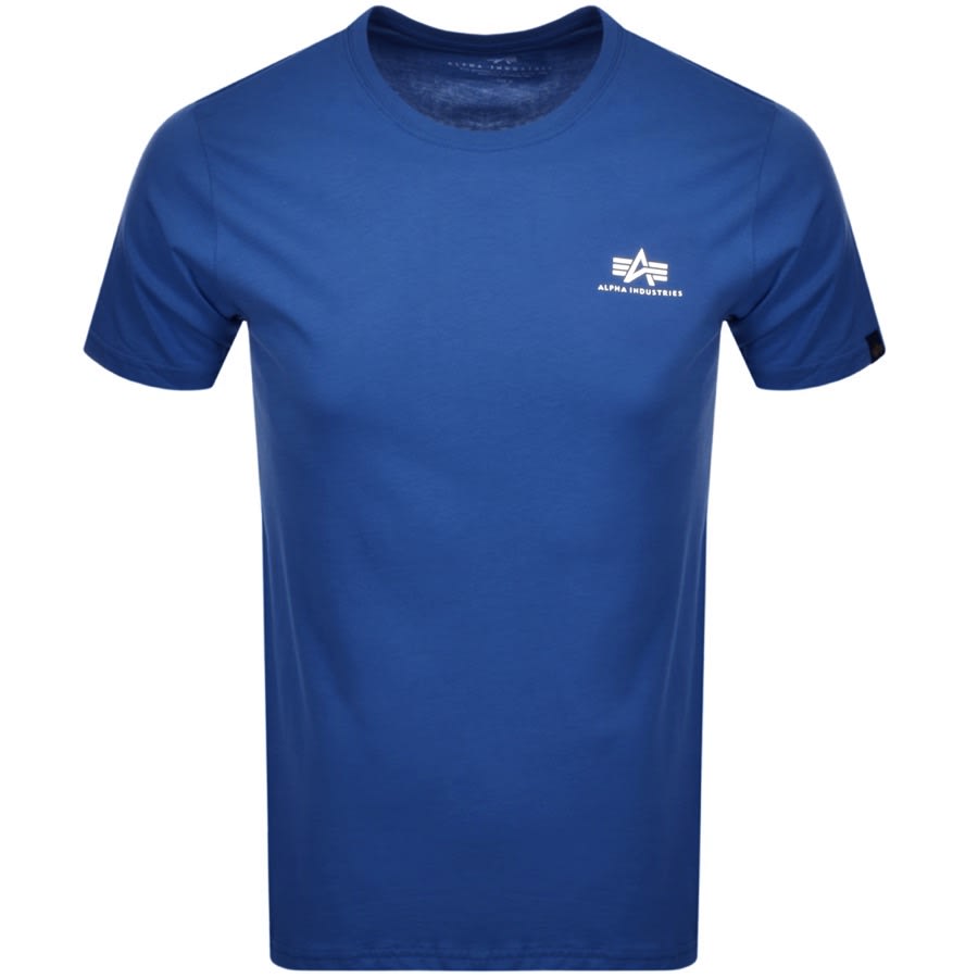 Product Image for Alpha Industries Basic Logo T Shirt Blue