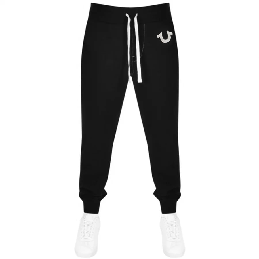 Product Image for True Religion Logo Jogging Bottoms Black