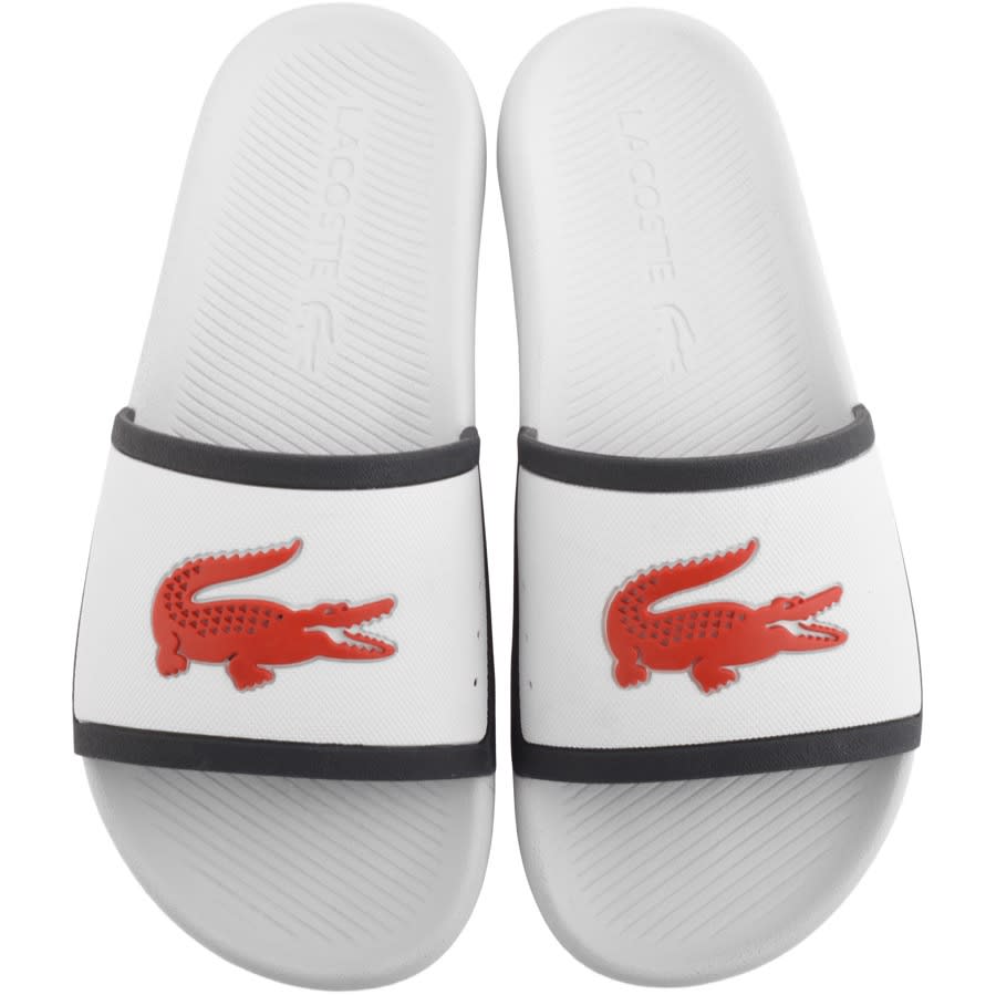Product Image for Lacoste Croco Sliders White
