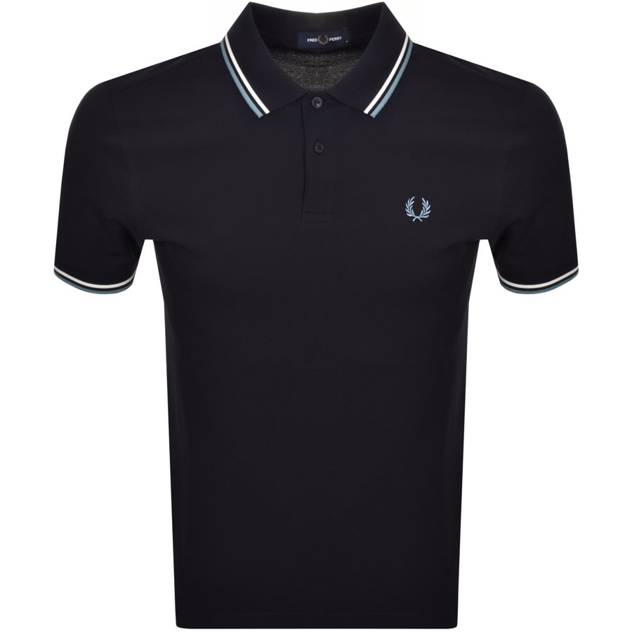 Product Image for Fred Perry Twin Tipped Polo T Shirt Navy