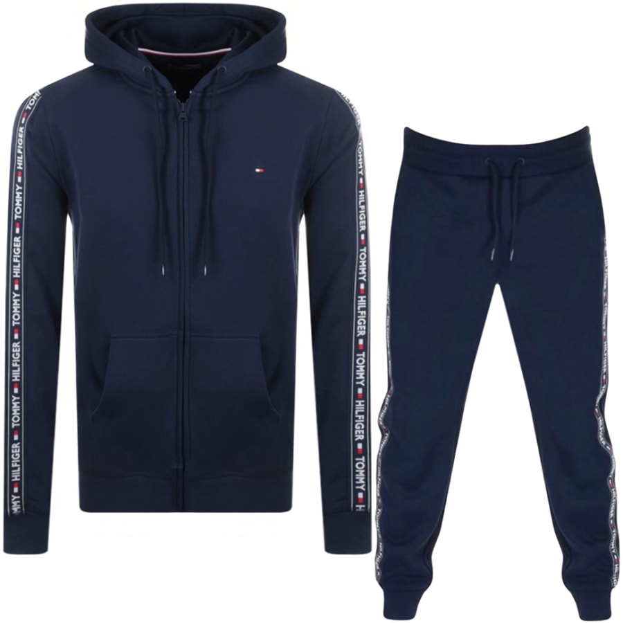 Product Image for Tommy Hilfiger Lounge Taped Tracksuit Navy