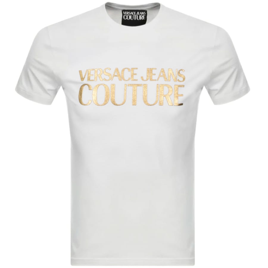 Product Image for Versace Jeans Couture Foil T Shirt White