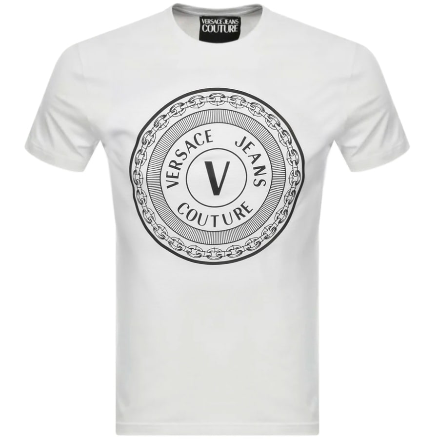 Product Image for Versace Jeans Couture Slim Logo T Shirt White