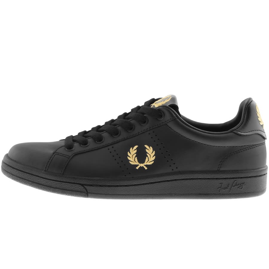 Product Image for Fred Perry B721 Leather Trainers Black