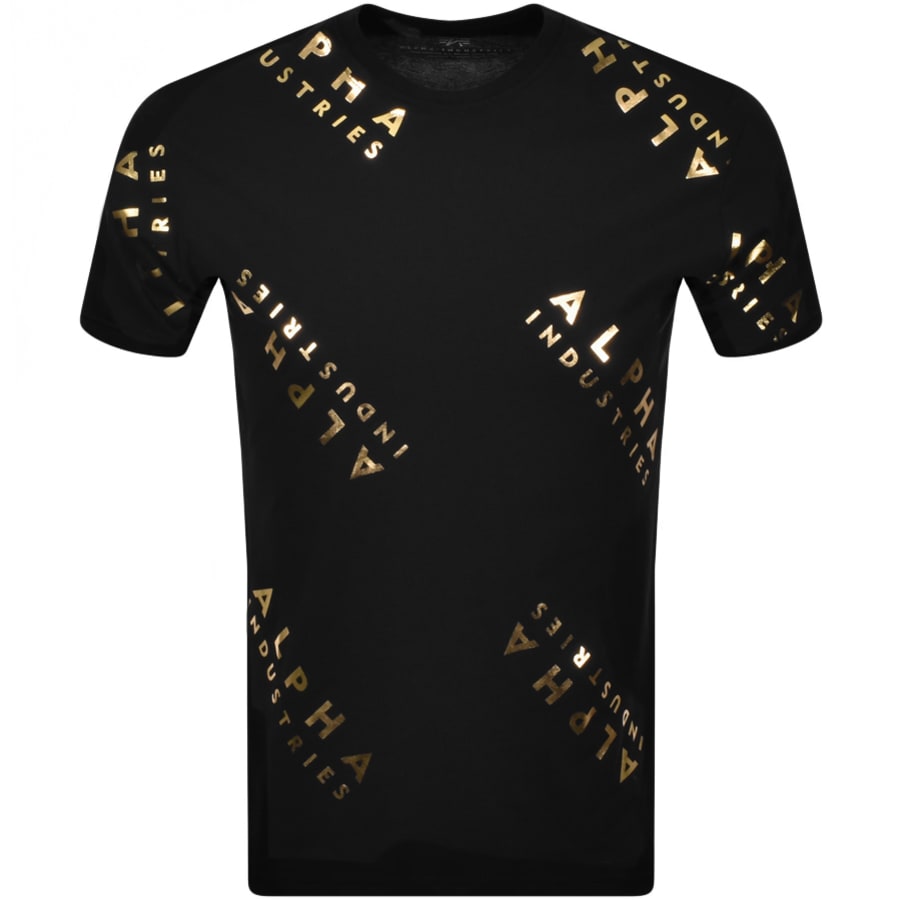Product Image for Alpha Industries Foil T Shirt Black