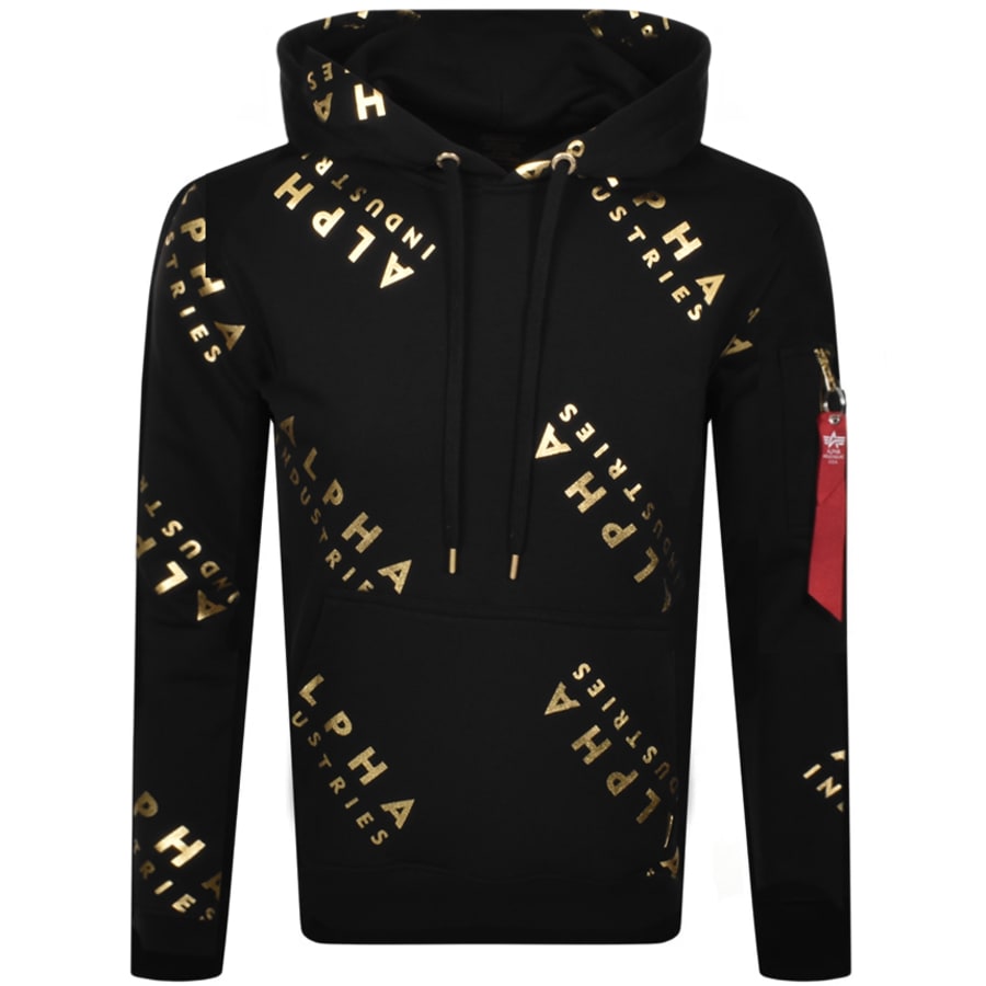 Product Image for Alpha Industries Foiil Hoodie Black