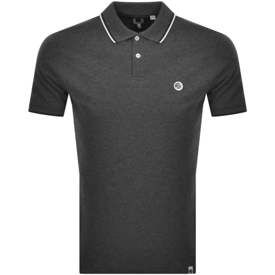 Product Image for Pretty Green Tipped Polo T Shirt Grey