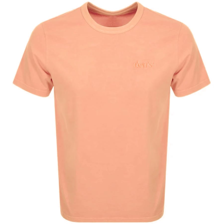 Product Image for Levis Original Crew Neck Logo T Shirt Pink