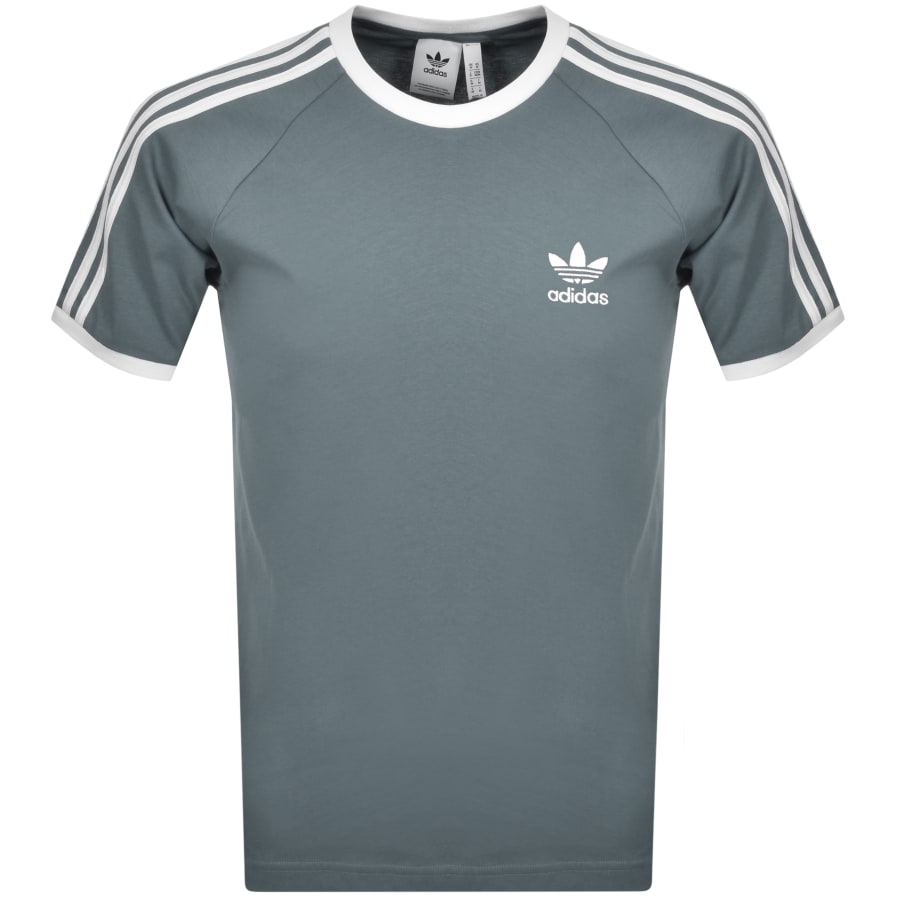 adidas retro 3 stripe t shirt