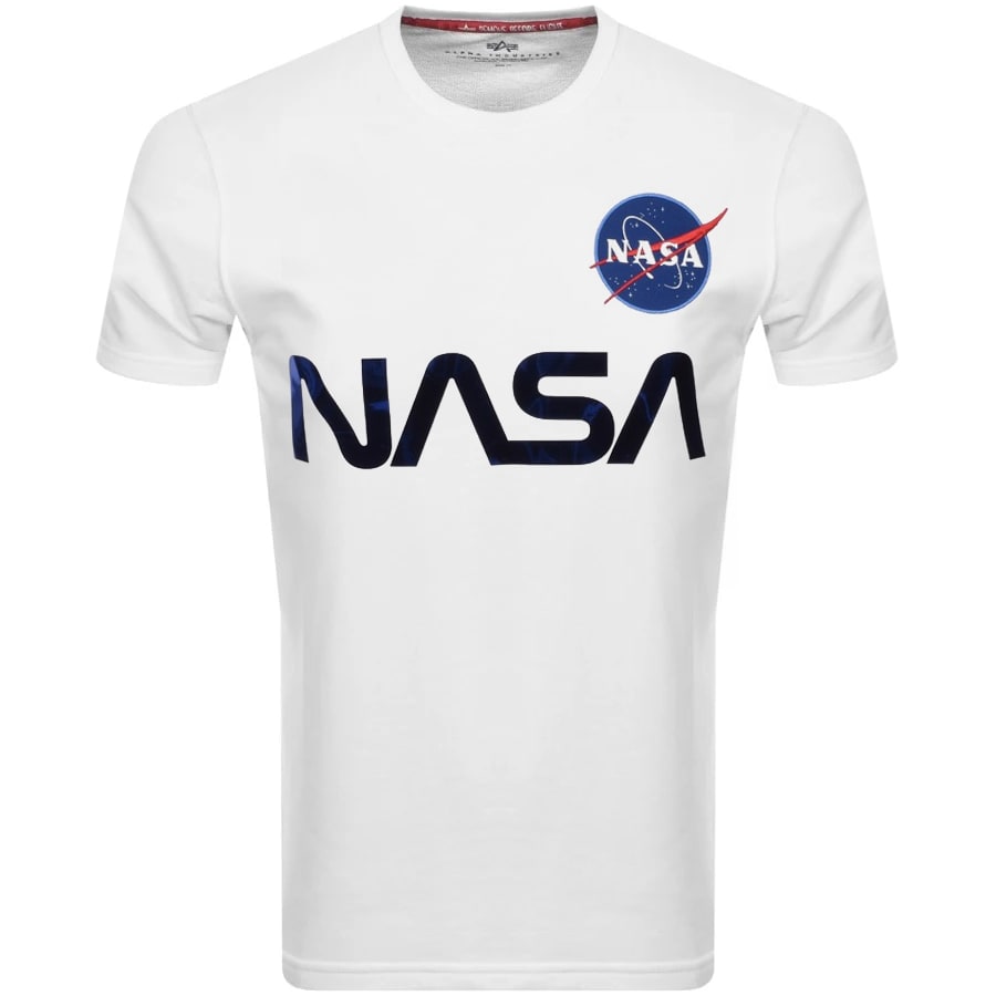 Product Image for Alpha Industries Nasa Reflective T Shirt White