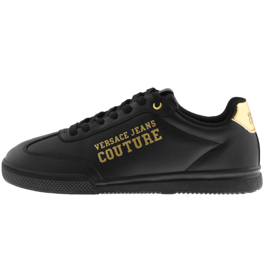 Product Image for Versace Jeans Couture Logo Trainers Black