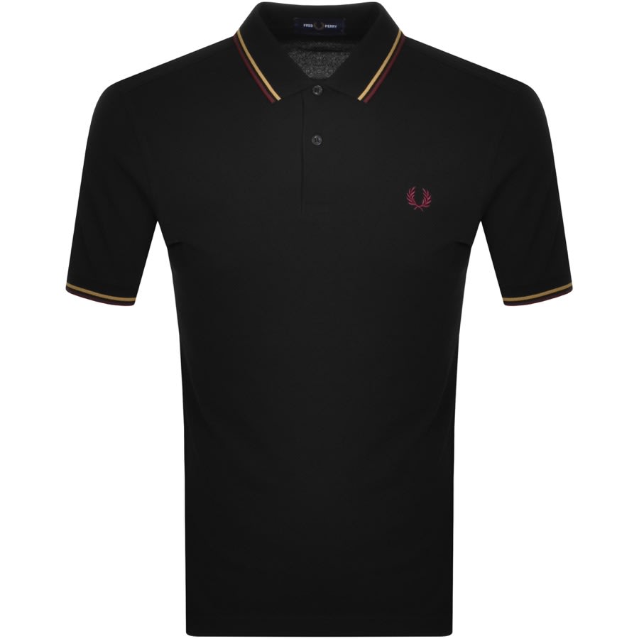 Product Image for Fred Perry Twin Tipped Polo T Shirt Black