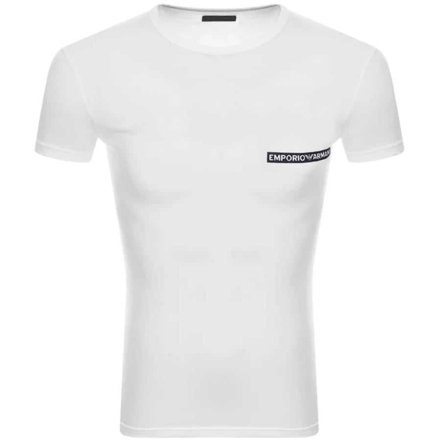 Product Image for Emporio Armani Lounge Crew Neck T Shirt White