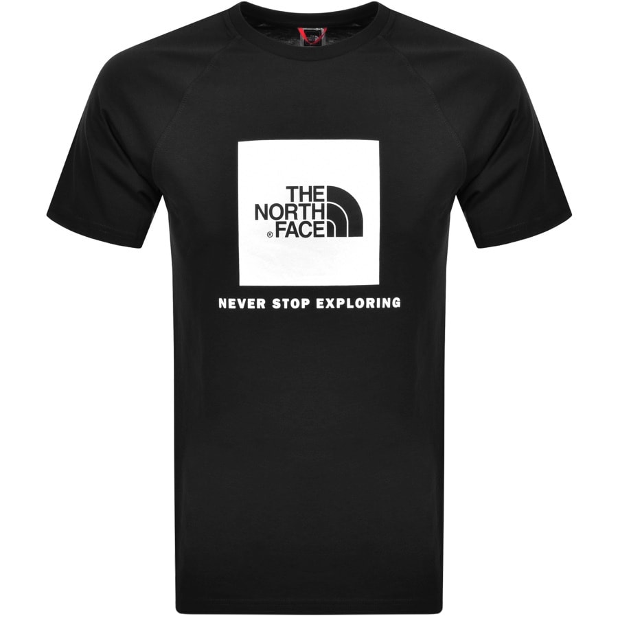 Product Image for The North Face Raglan Redbox T Shirt Black