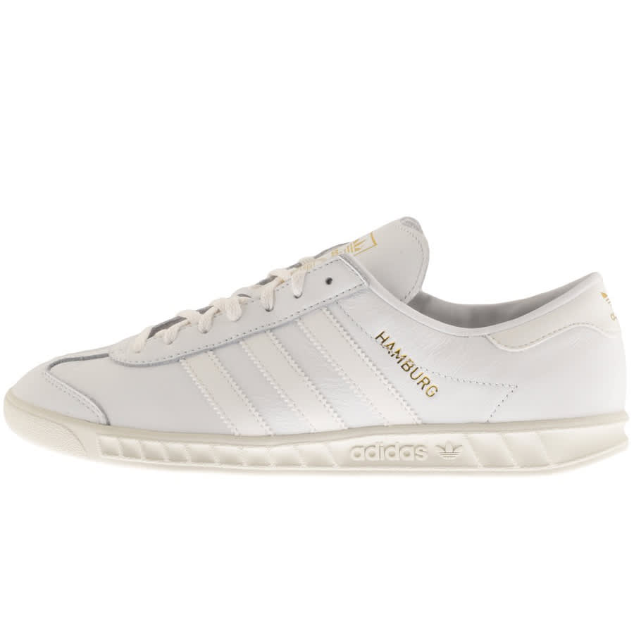 Product Image for adidas Originals Hamburg Trainers White