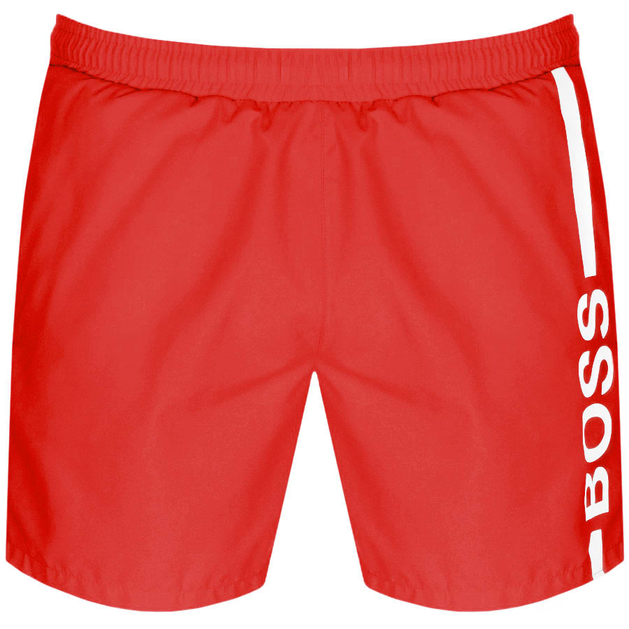 Product Image for BOSS Dolphin Swim Shorts Red