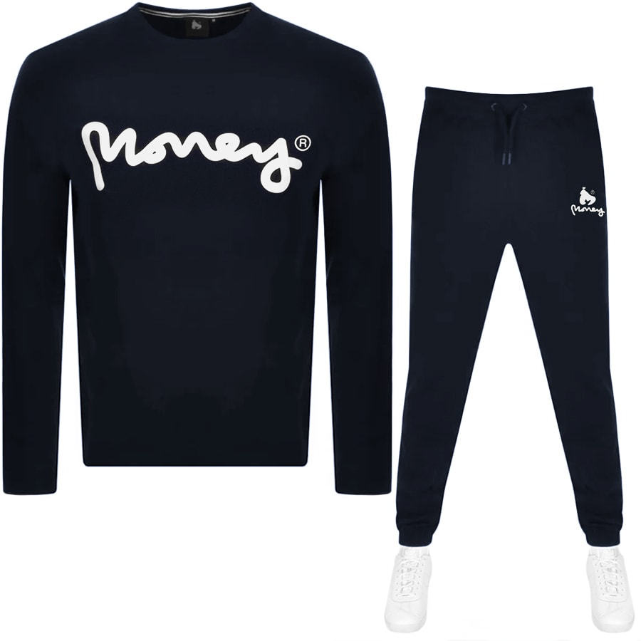 Product Image for Money Sig Ape Logo Tracksuit Navy
