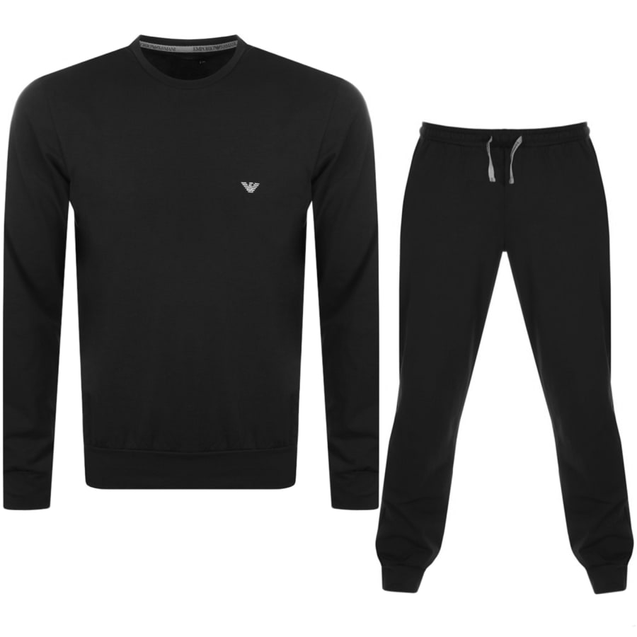 Product Image for Emporio Armani Lightweight Lounge Set Black