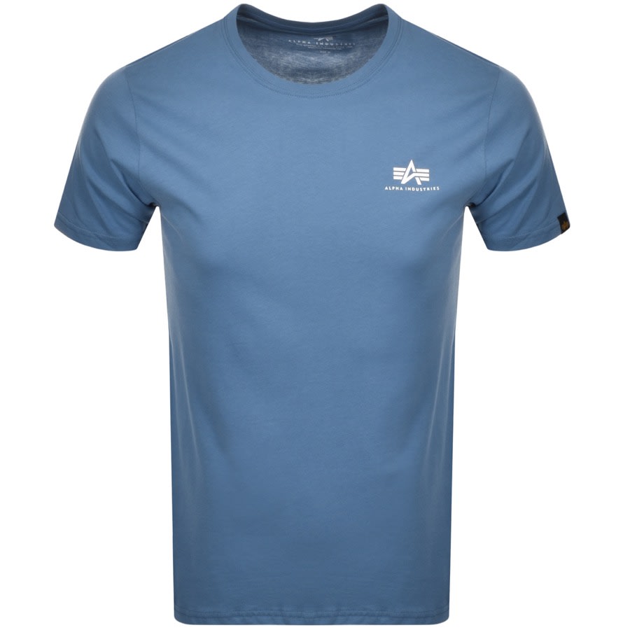 Product Image for Alpha Industries Basic Logo T Shirt Blue