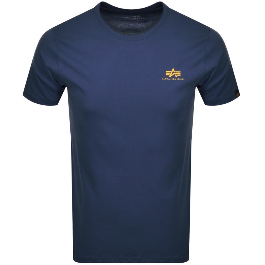Product Image for Alpha Industries Basic Logo T Shirt Navy