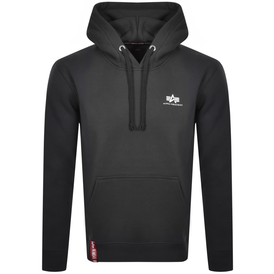 Product Image for Alpha Industries Basic Small Logo Hoodie Grey
