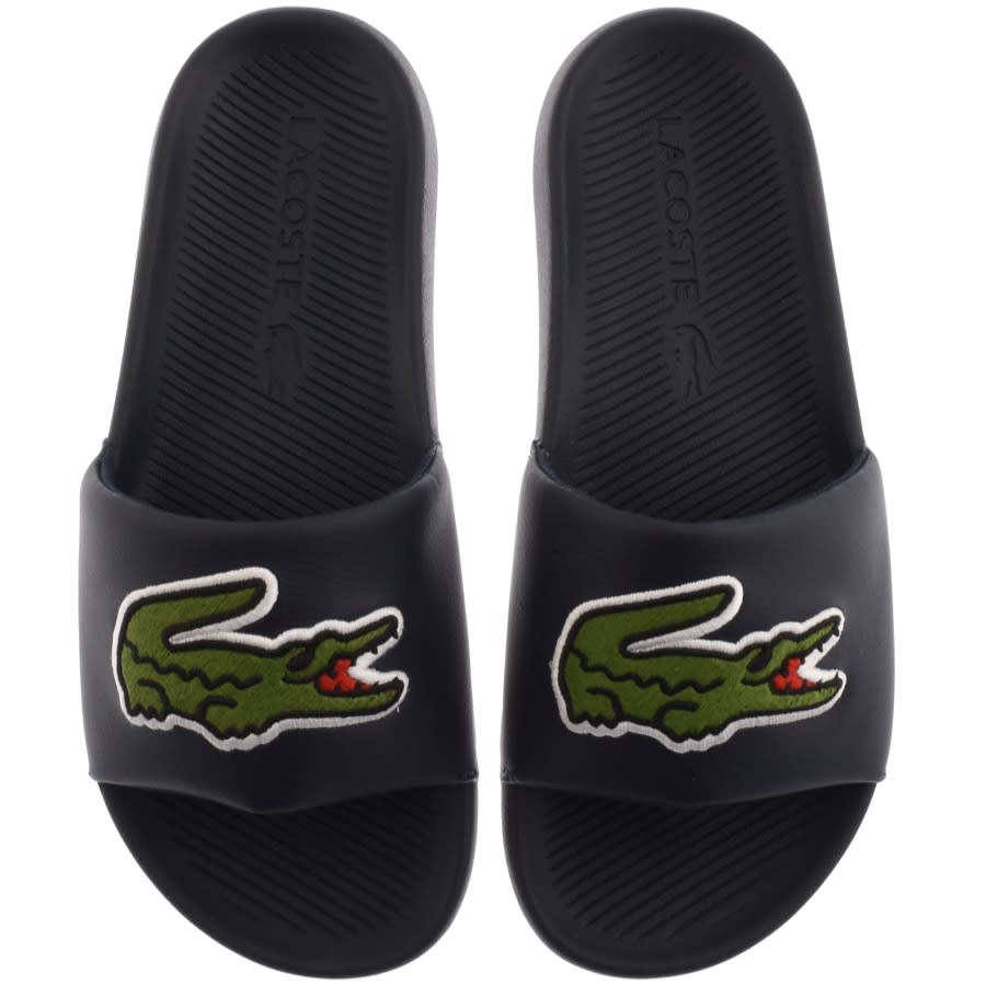 Product Image for Lacoste Croco Sliders Navy