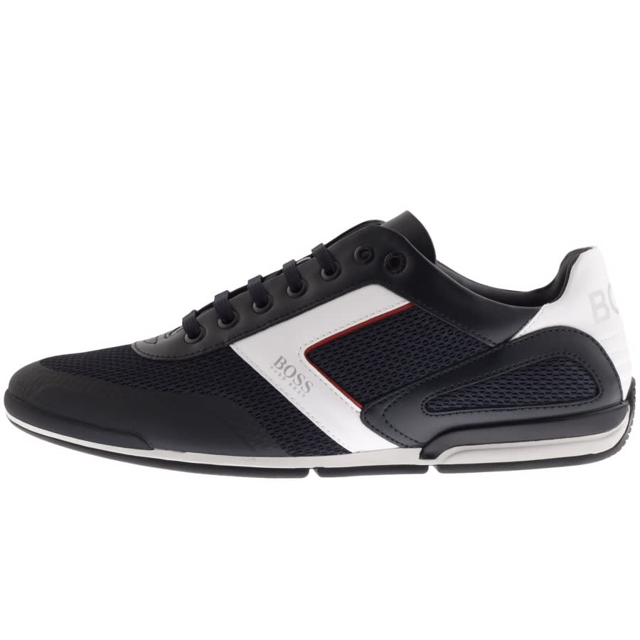 Product Image for BOSS Saturn Lowp Trainers Navy