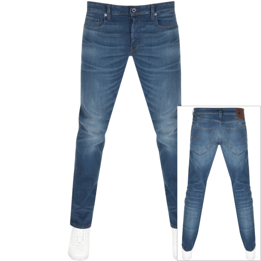Product Image for G Star Raw 3301 Slim Fit Jeans Blue