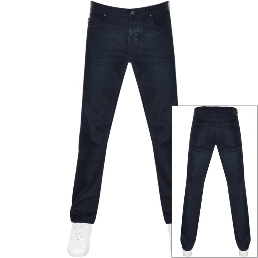 Product Image for Emporio Armani J21 Regular Fit Jeans Navy