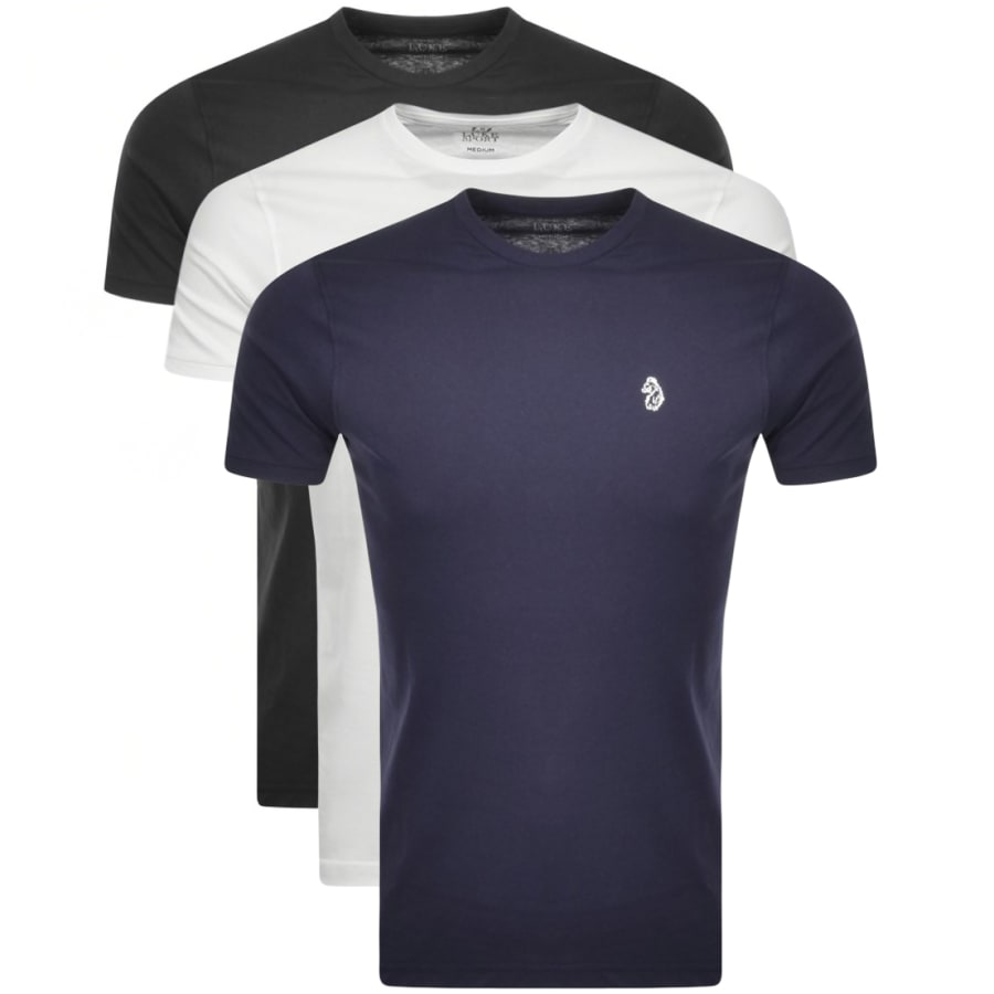 Product Image for Luke 1977  Johnny 3 Pack T Shirt White