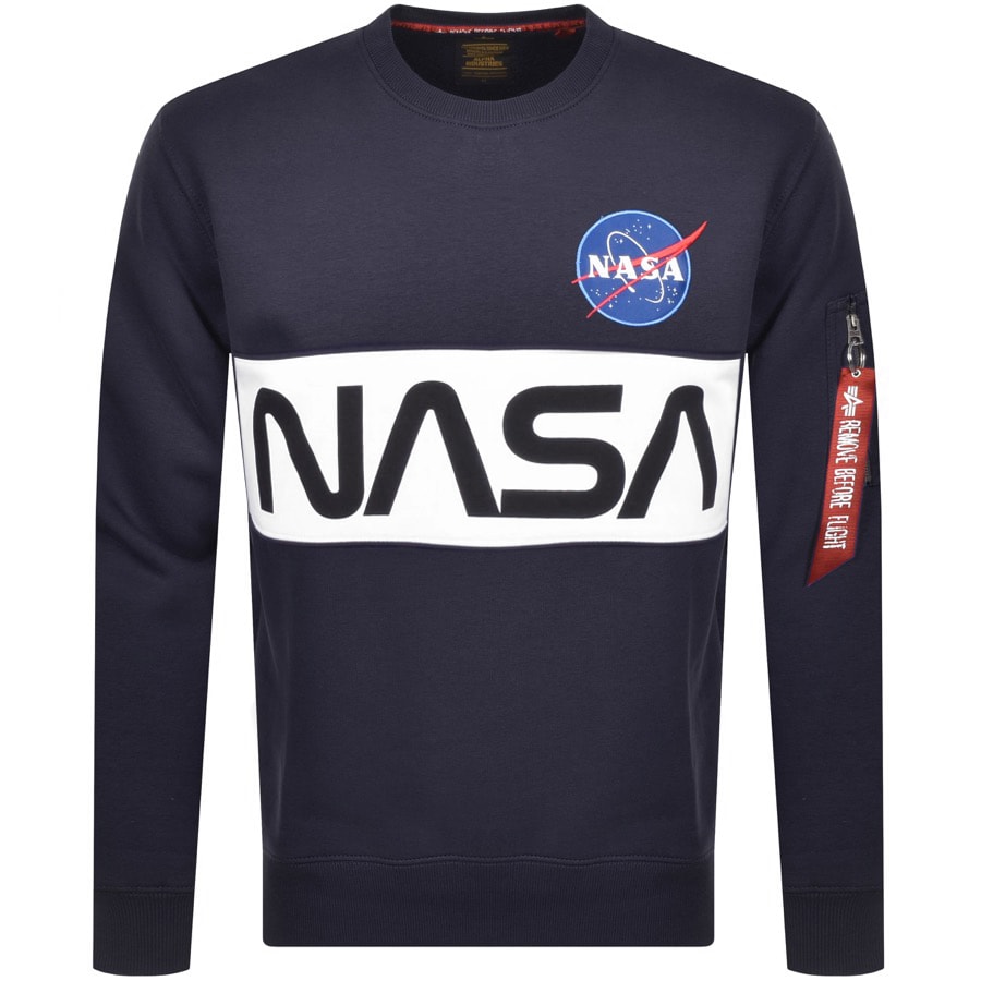 Product Image for Alpha Industries Nasa Sweatshirt Navy