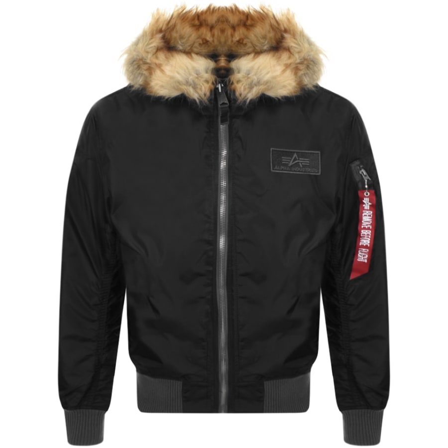 Product Image for Alpha Industries MA1 Hooded Jacket Black