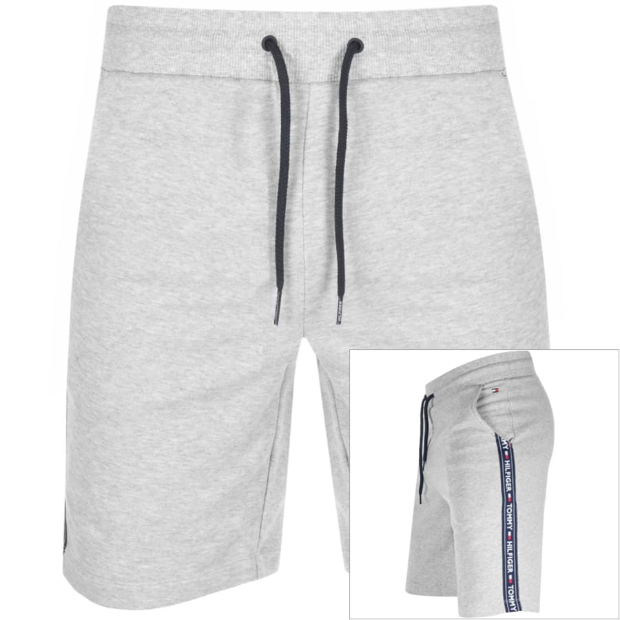 Product Image for Tommy Hilfiger Loungewear Taped Logo Shorts Grey